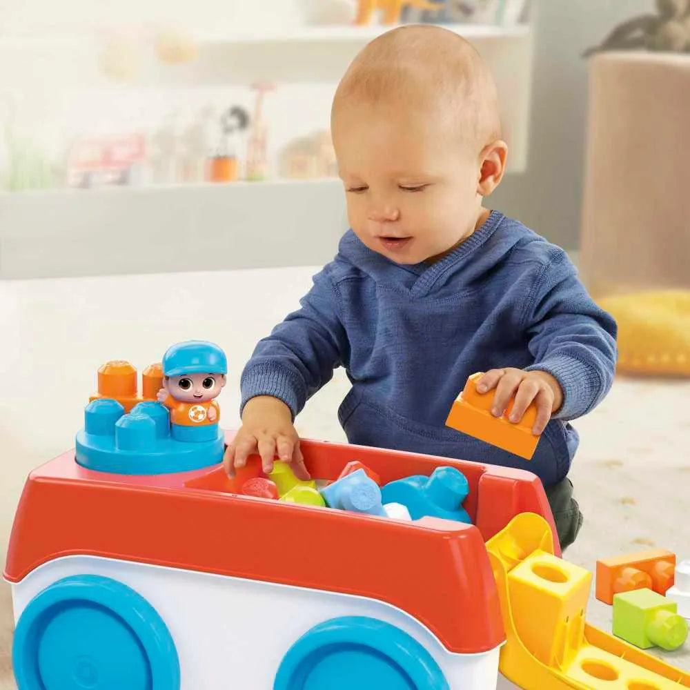 Vagón Giratorio de Bloques Juguete de Construcción - Mega Bloks
