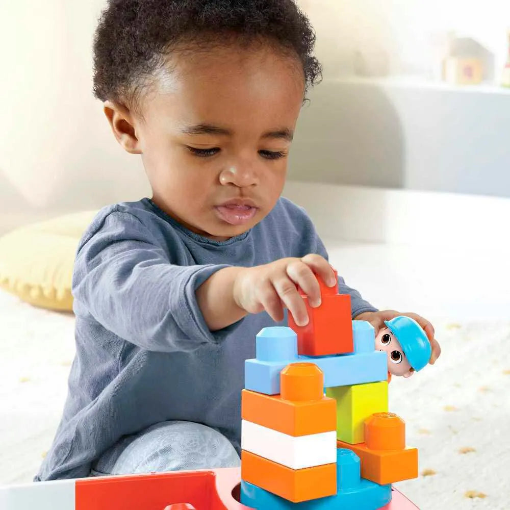 Vagón Giratorio de Bloques Juguete de Construcción - Mega Bloks