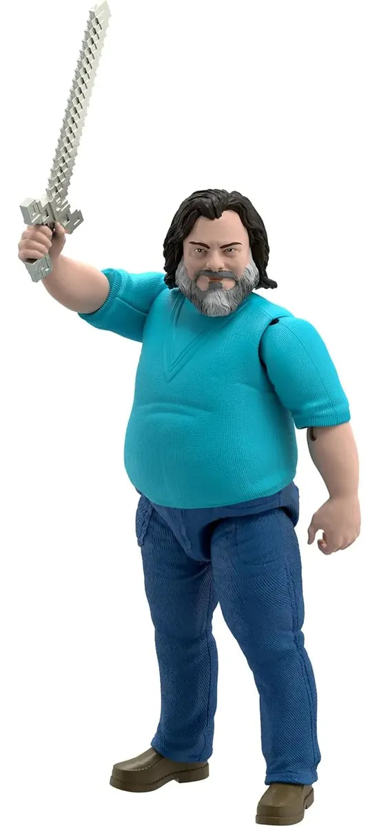 Figura de Acción Minecraft Steve Articulada de 30 cm