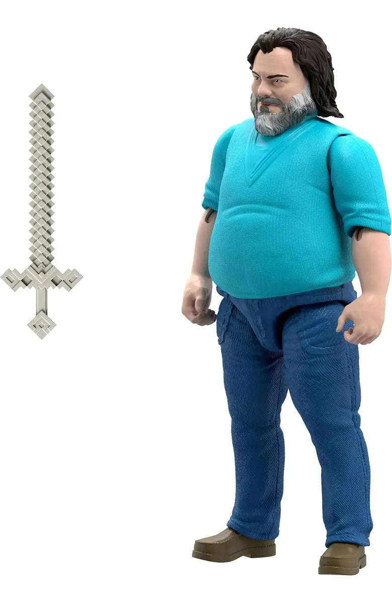 Figura de Acción Minecraft Steve Articulada de 30 cm