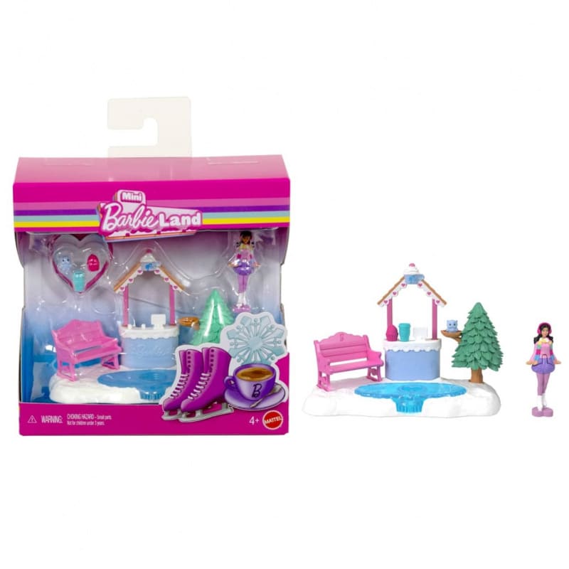 Mini BarbieLand Pista de Patinaje sobre Hielo - Barbie en oferta outlet Colombia saldos a huevo