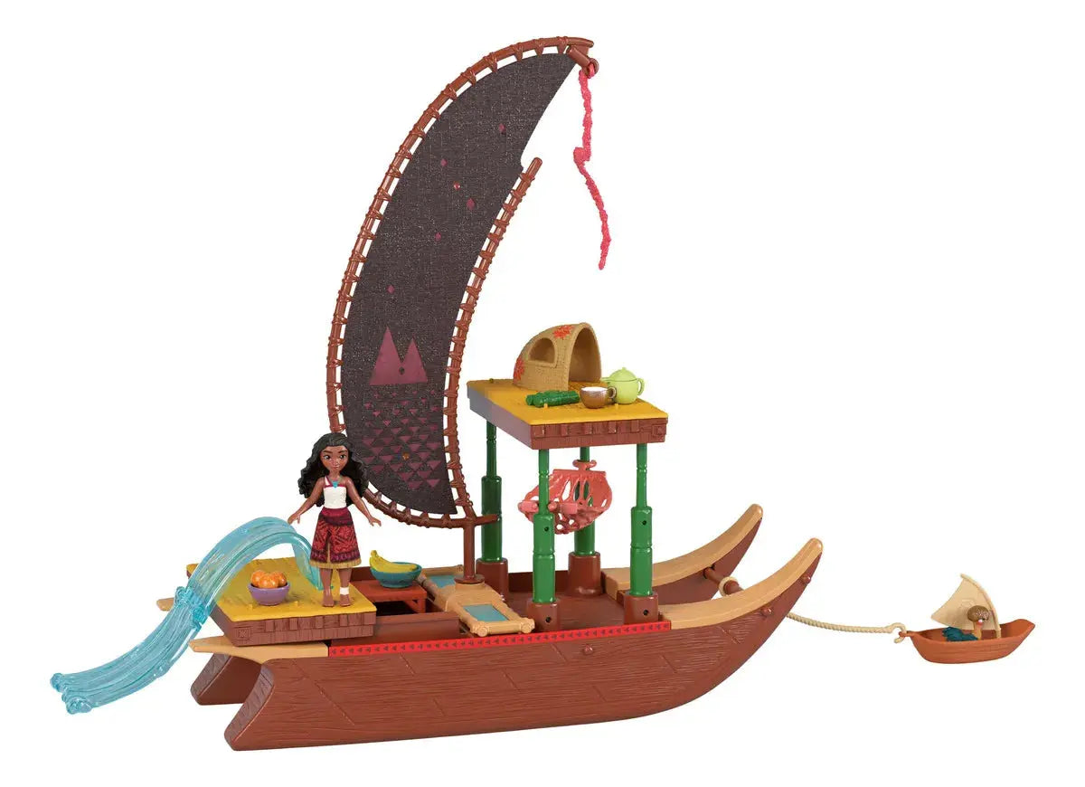 Moana 2 Playset Aventuras en Canoa Disney - Mattel