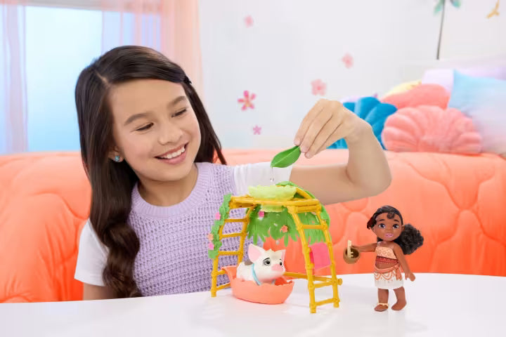 Moana 2 Simea & Pua Bathtime Fun Playset - Mattel Disney en oferta outlet Colombia saldos a huevo