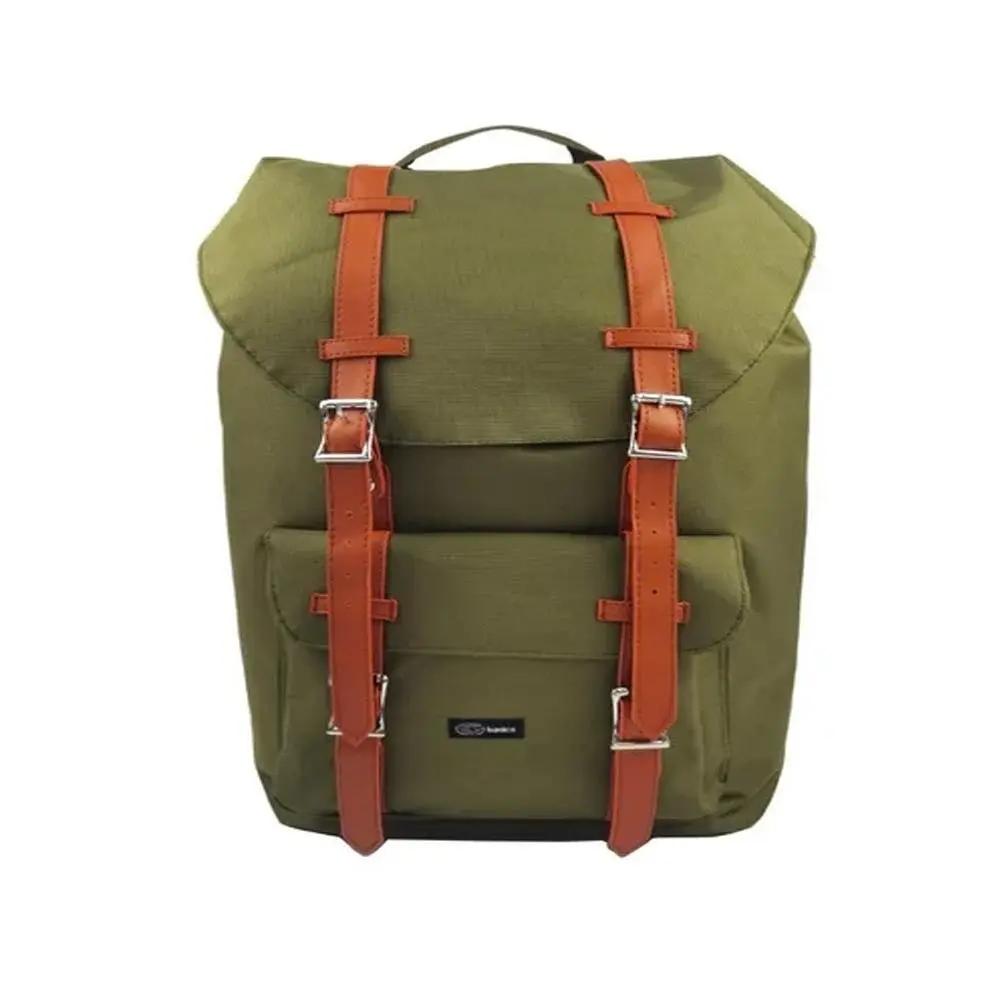 Mochila Morral Para Mujer Verde Militar Basics en oferta outlet Colombia saldos a huevo