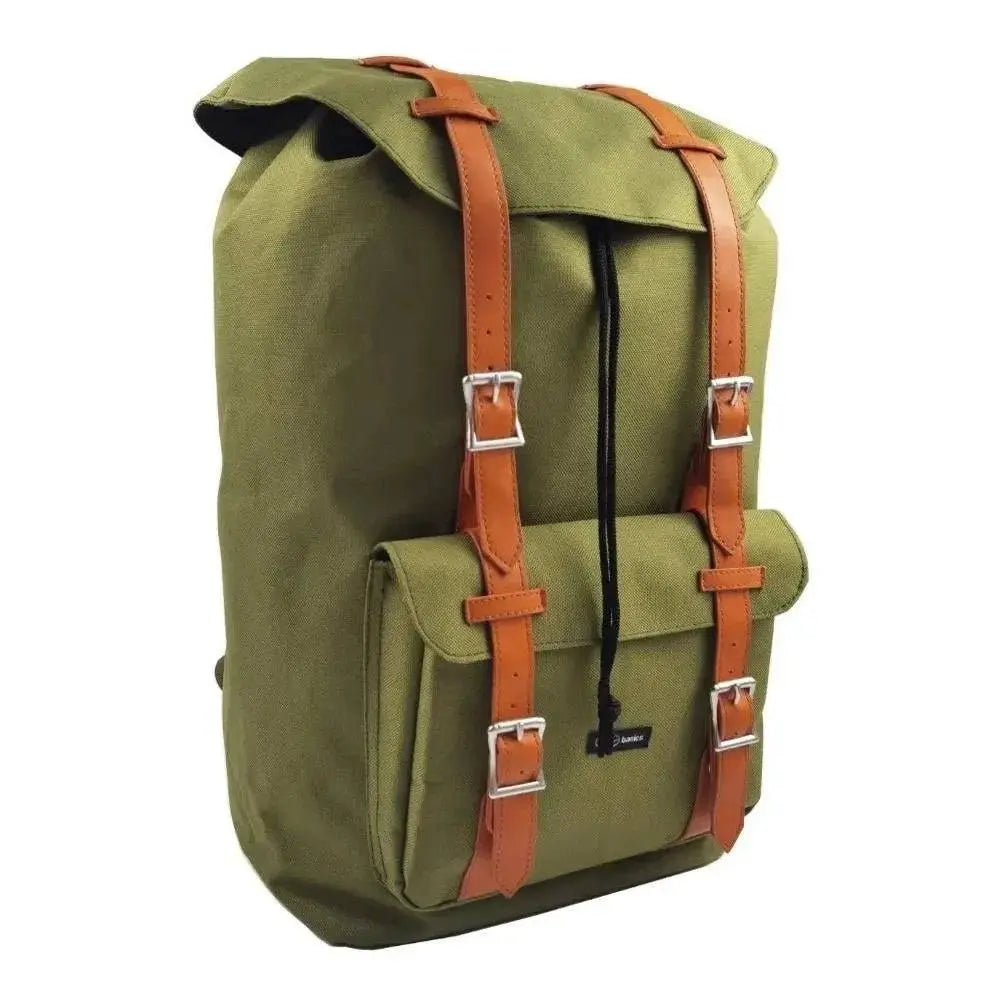 Mochila Morral Para Mujer Verde Militar Basics en oferta outlet Colombia saldos a huevo