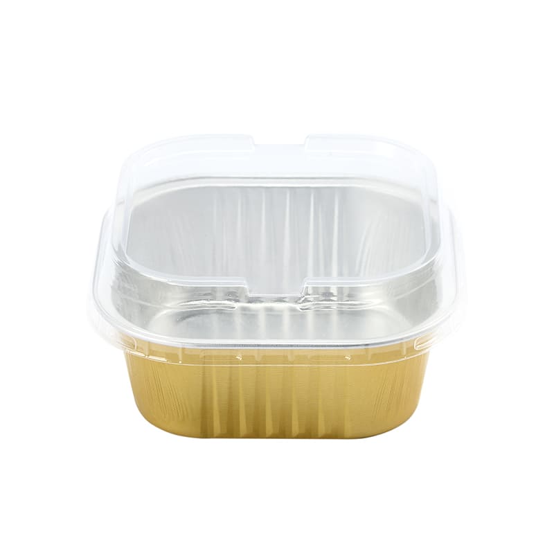 Molde de Aluminio para Postre con Tapa Plástica x 10und – ALUMINA