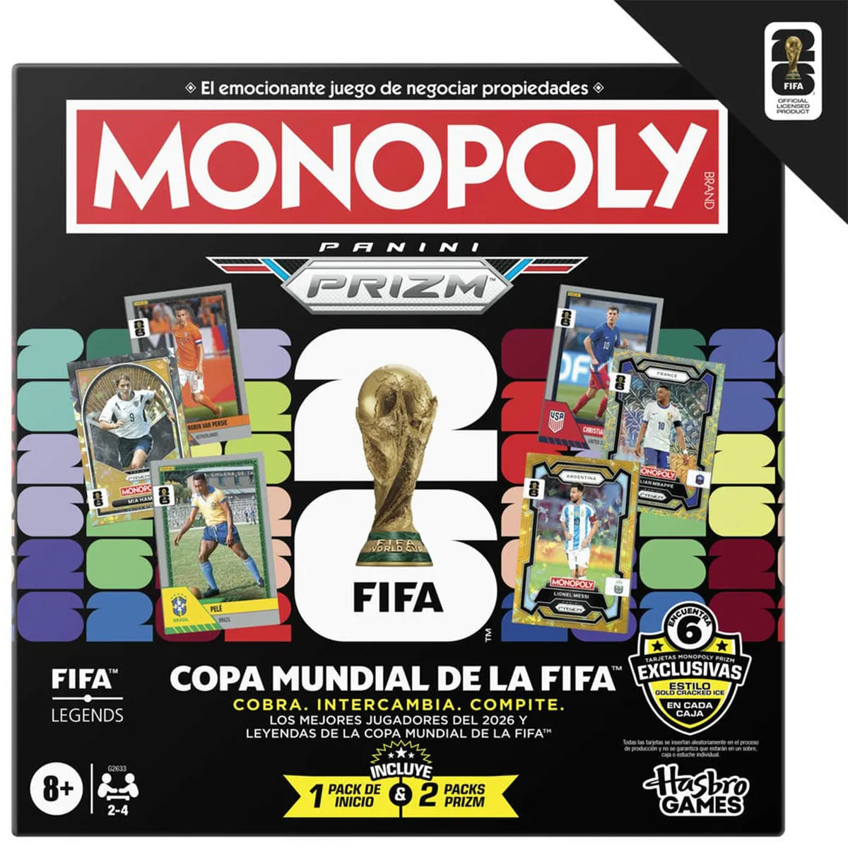 Juego de Mesa Monopoly Panini Prizm Copa Mundial de la FIFA en oferta outlet Colombia saldos a huevo