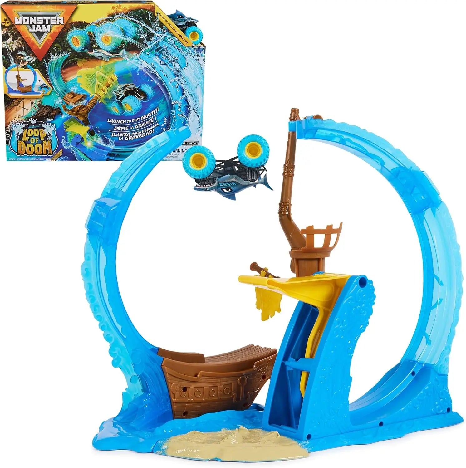 Monster Jam Loop Of Doom Megalodon en oferta outlet Colombia saldos a huevo