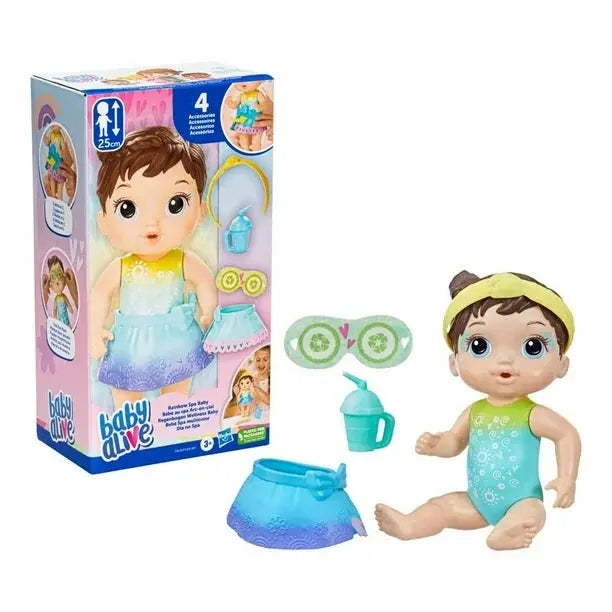 Muñeca Bebé Spa Multicolor Castaño - Baby Alive en oferta outlet Colombia saldos a huevo