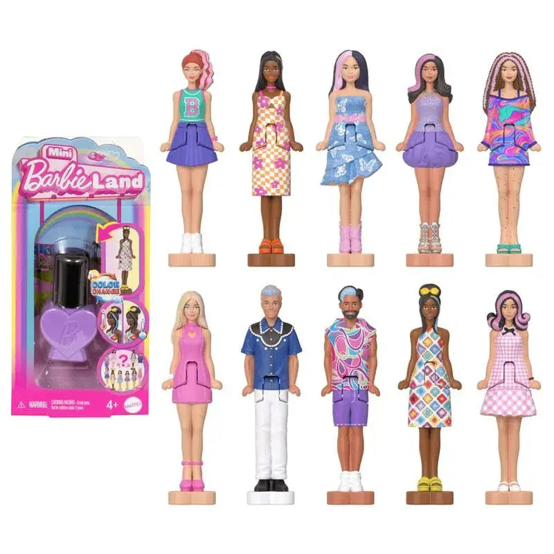 Muñeca Mini Barbie Land Fashionista Sorpresa 3.8 cm - Barbie