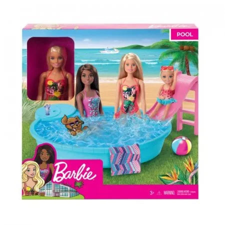 Muñeca Barbie Piscina Glamurosa – Mattel en oferta outlet Colombia saldos a huevo