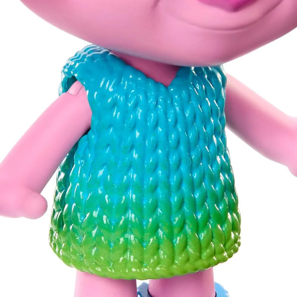 Trolls Band Together Muñeca Mini Poppy con Cabello Rosado – Mattel