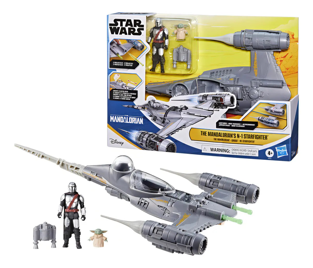 Star Wars Nave N-1 Starfighter con Mandalorian y Grogu – Hasbro