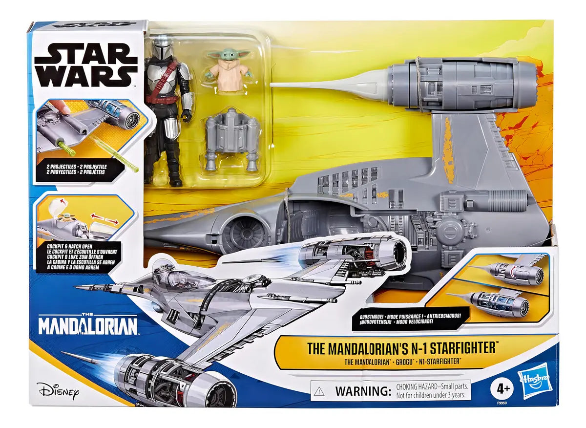 Star Wars Nave N-1 Starfighter con Mandalorian y Grogu – Hasbro