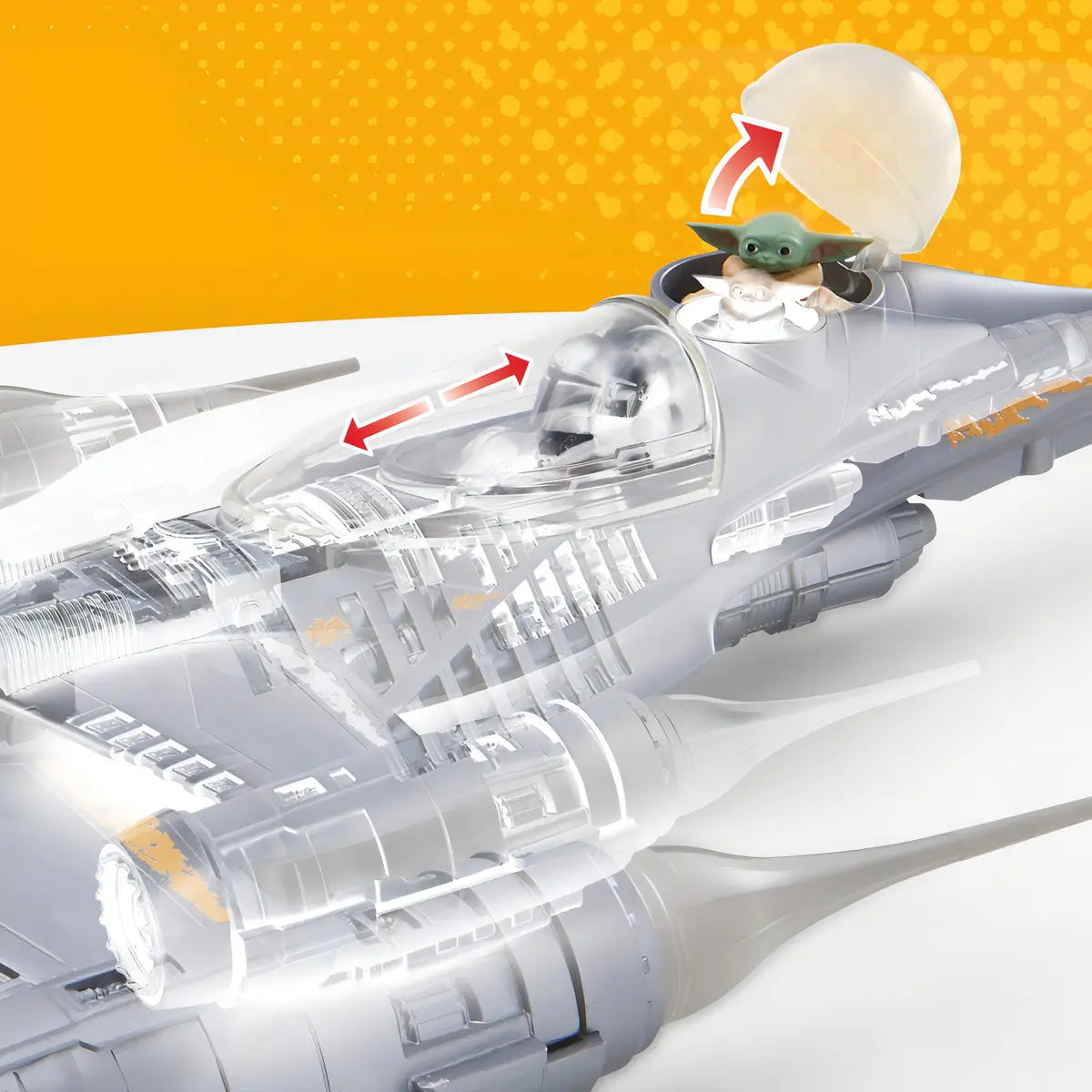 Star Wars Nave N-1 Starfighter con Mandalorian y Grogu – Hasbro