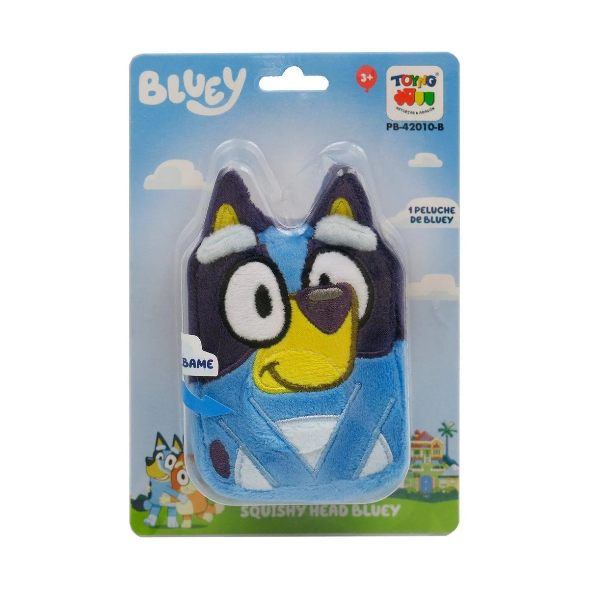 Peluche Squishy Head Bluey – Bluey
