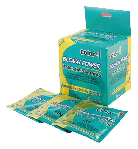 Polvo Decolorante Bleach Power caja 24 sobres Color-1