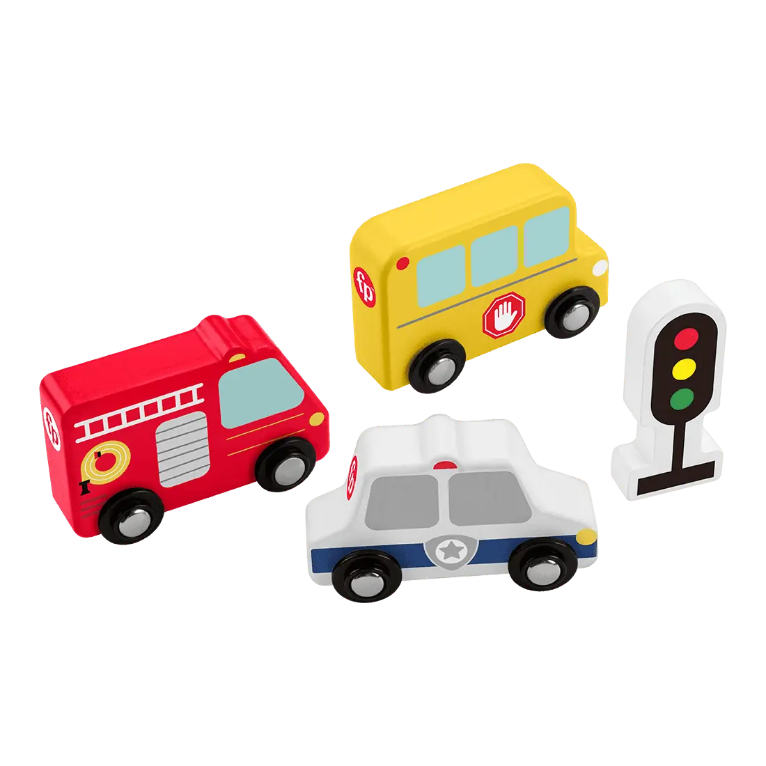 Pack de Carritos de Madera - FISHER PRICE