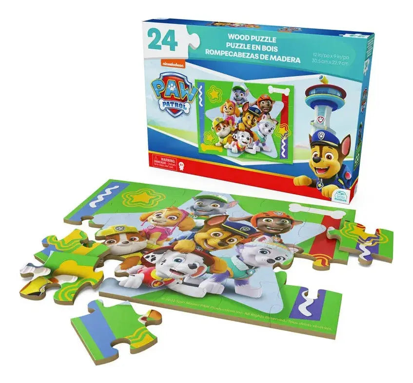 Paw Patrol Rompezabezas de Madera 24 Piezas en oferta outlet Colombia saldos a huevo
