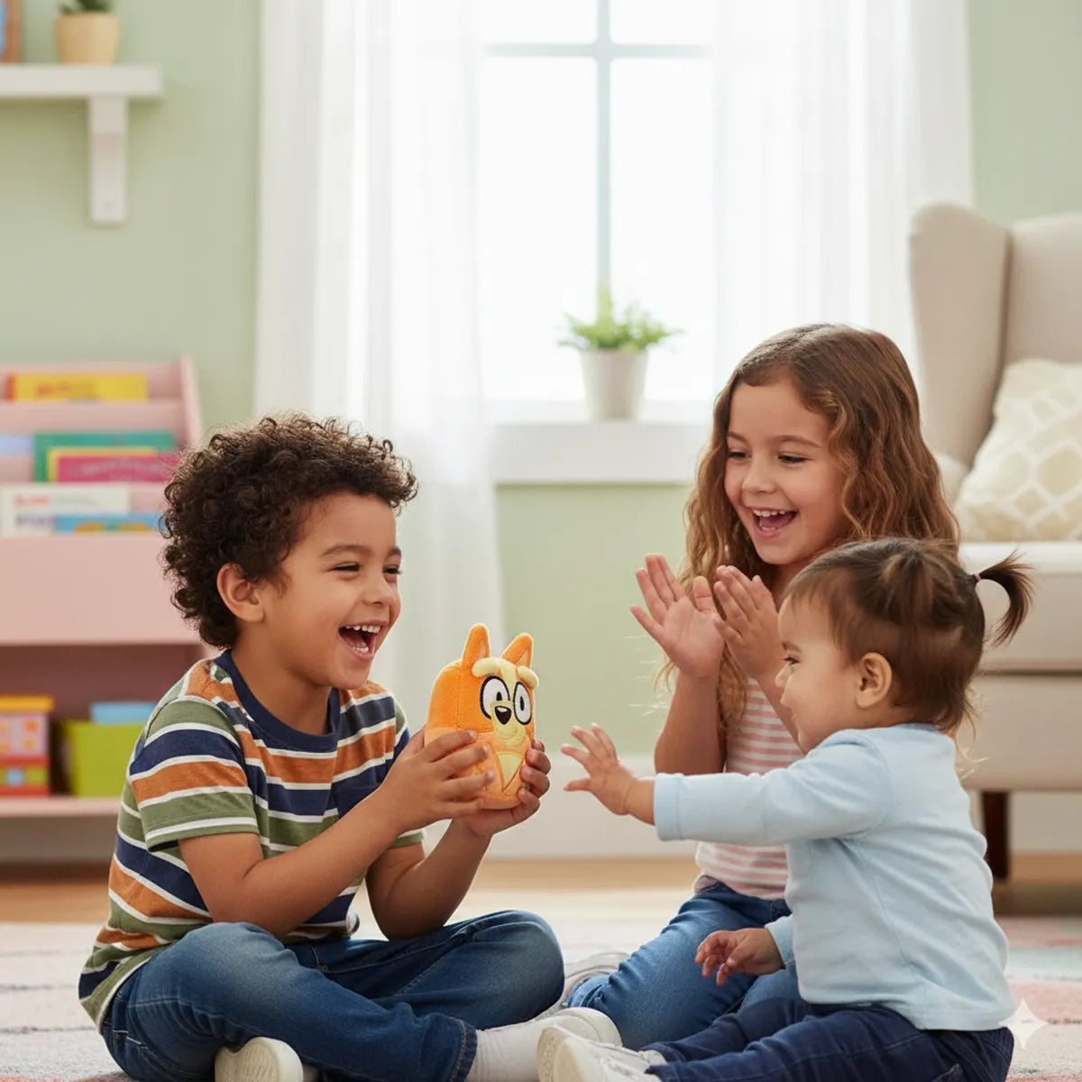 Peluche Squishy Head Bingo – Bluey en oferta outlet Colombia saldos a huevo
