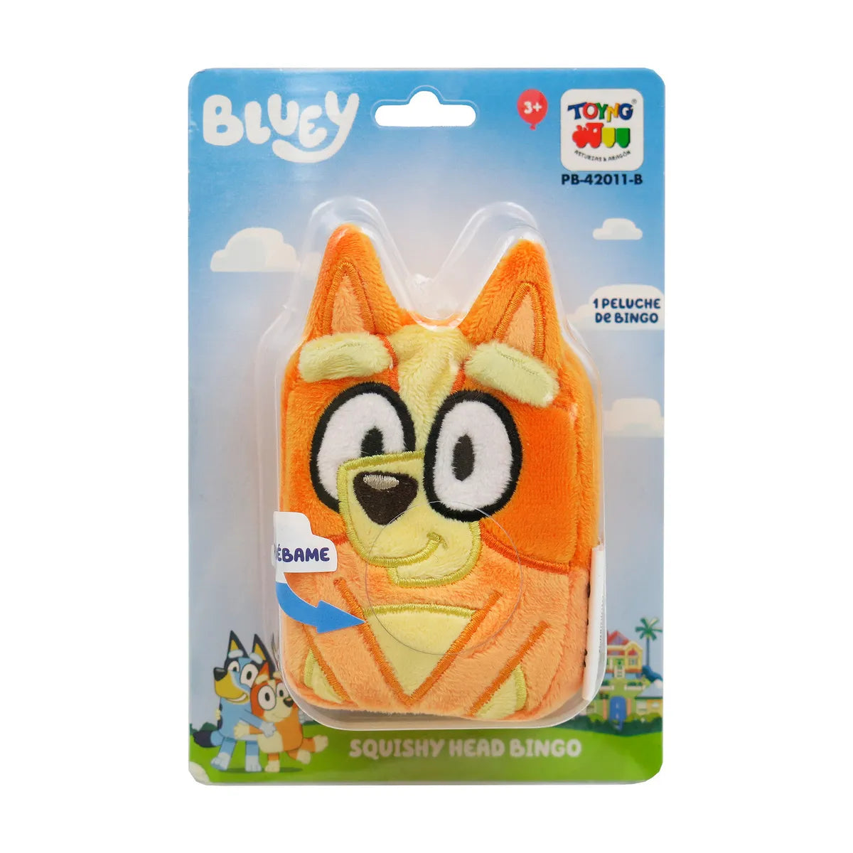 Peluche Squishy Head Bingo – Bluey