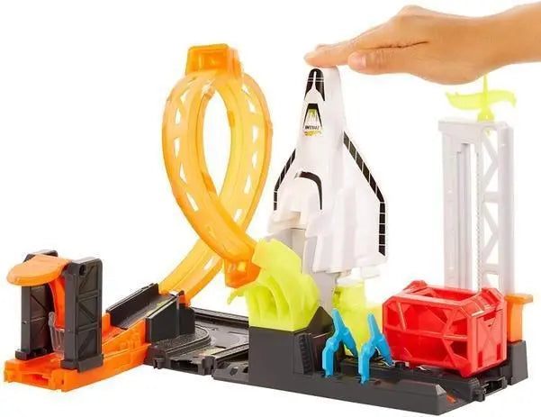 Hot Wheels City Toxic Creatures Súper Despegue de Cohete - Mattel