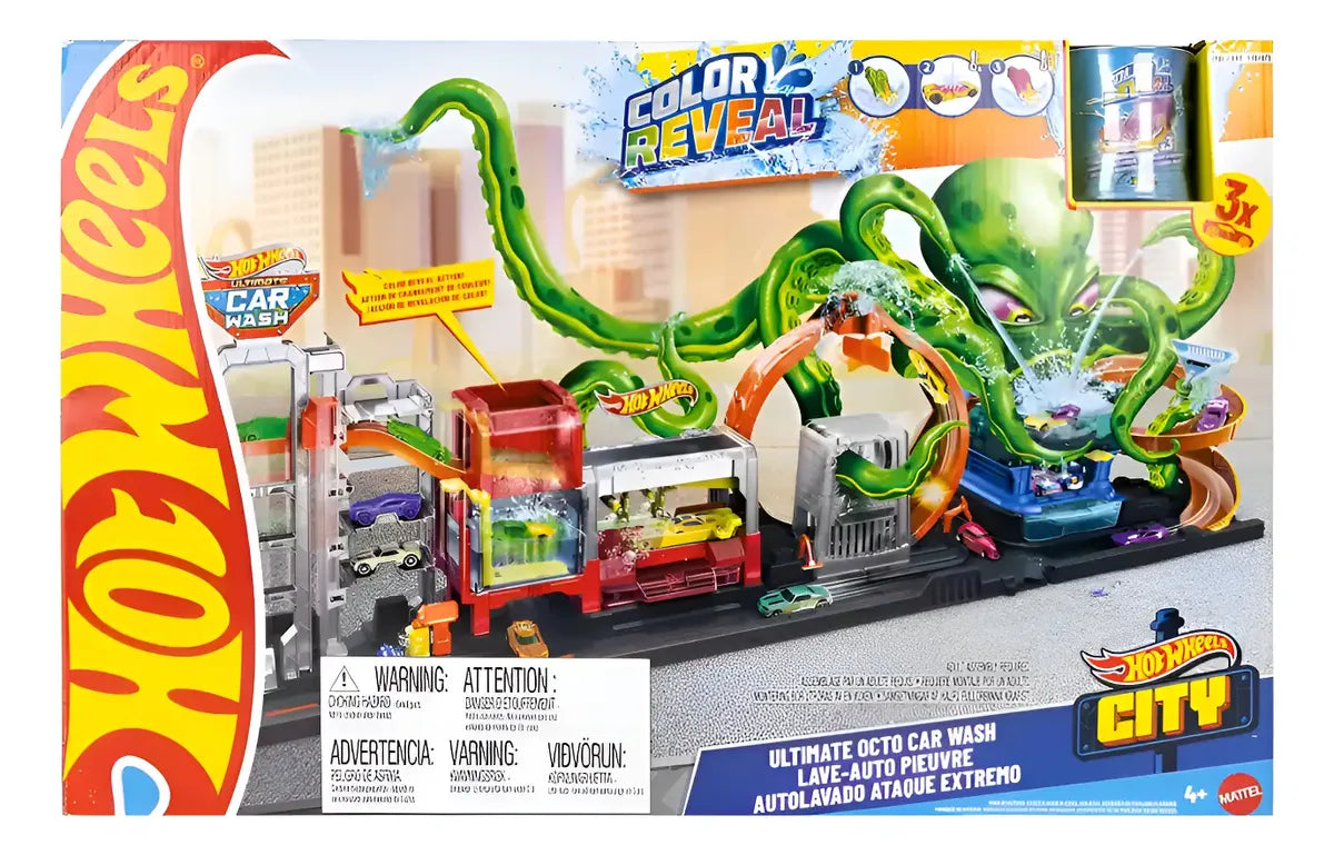 Hot Wheels City Autolavado Ataque Extremo - Mattel