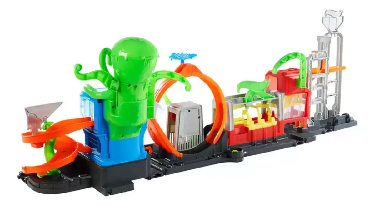 Hot Wheels City Autolavado Ataque Extremo - Mattel