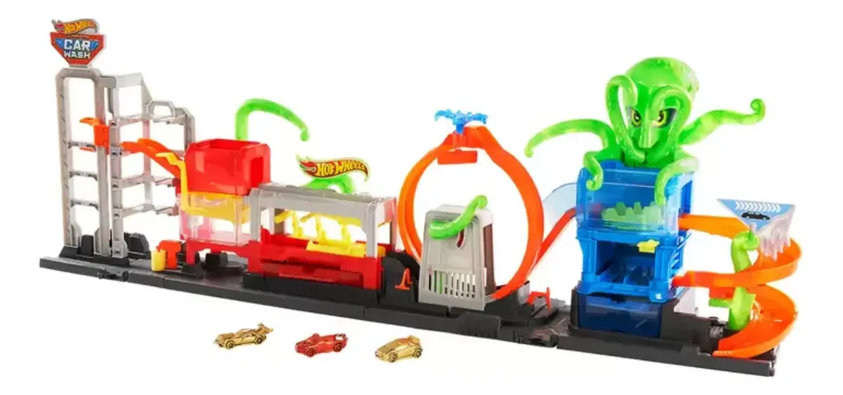 Hot Wheels City Autolavado Ataque Extremo - Mattel
