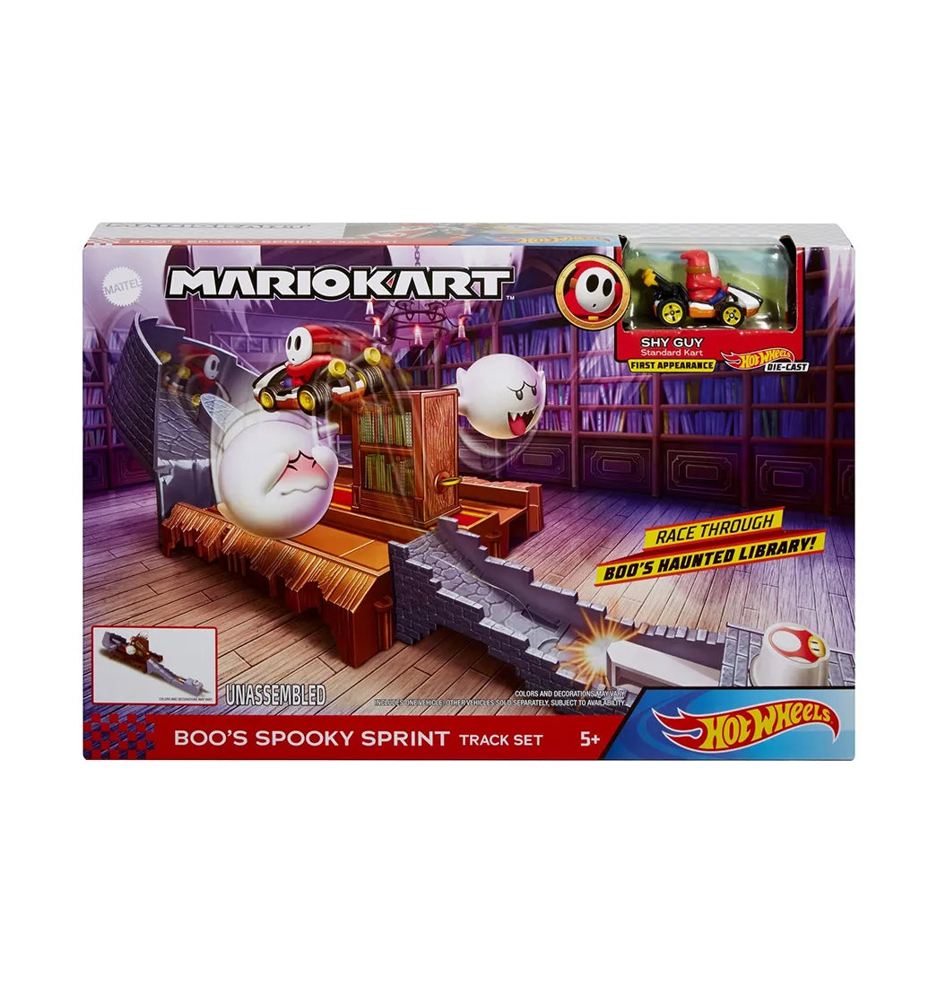 Pista Saltos de Miedo Mario Kart – Hot Wheels
