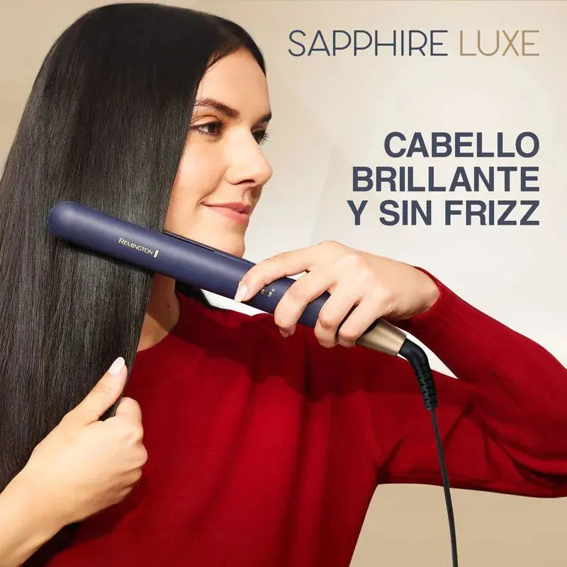 Plancha Sapphire Luxe Cerámica con Zafiros Reales - Remington en oferta outlet Colombia saldos a huevo
