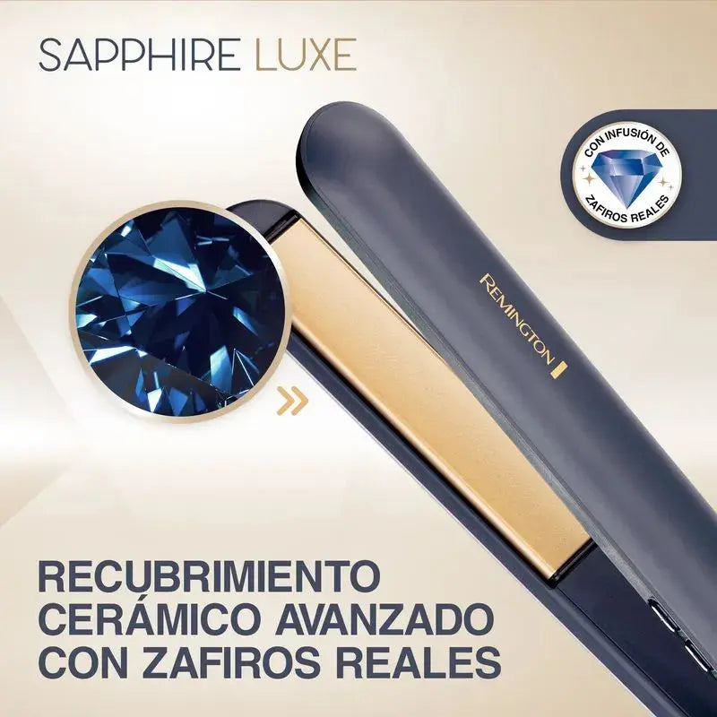 Plancha Sapphire Luxe Cerámica con Zafiros Reales - Remington en oferta outlet Colombia saldos a huevo