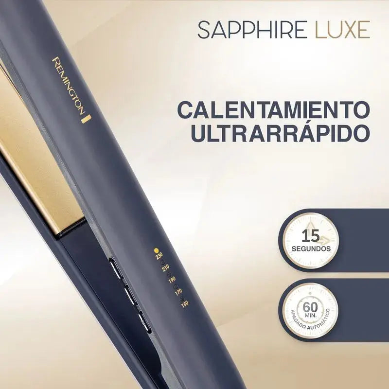 Plancha Sapphire Luxe Cerámica con Zafiros Reales - Remington en oferta outlet Colombia saldos a huevo