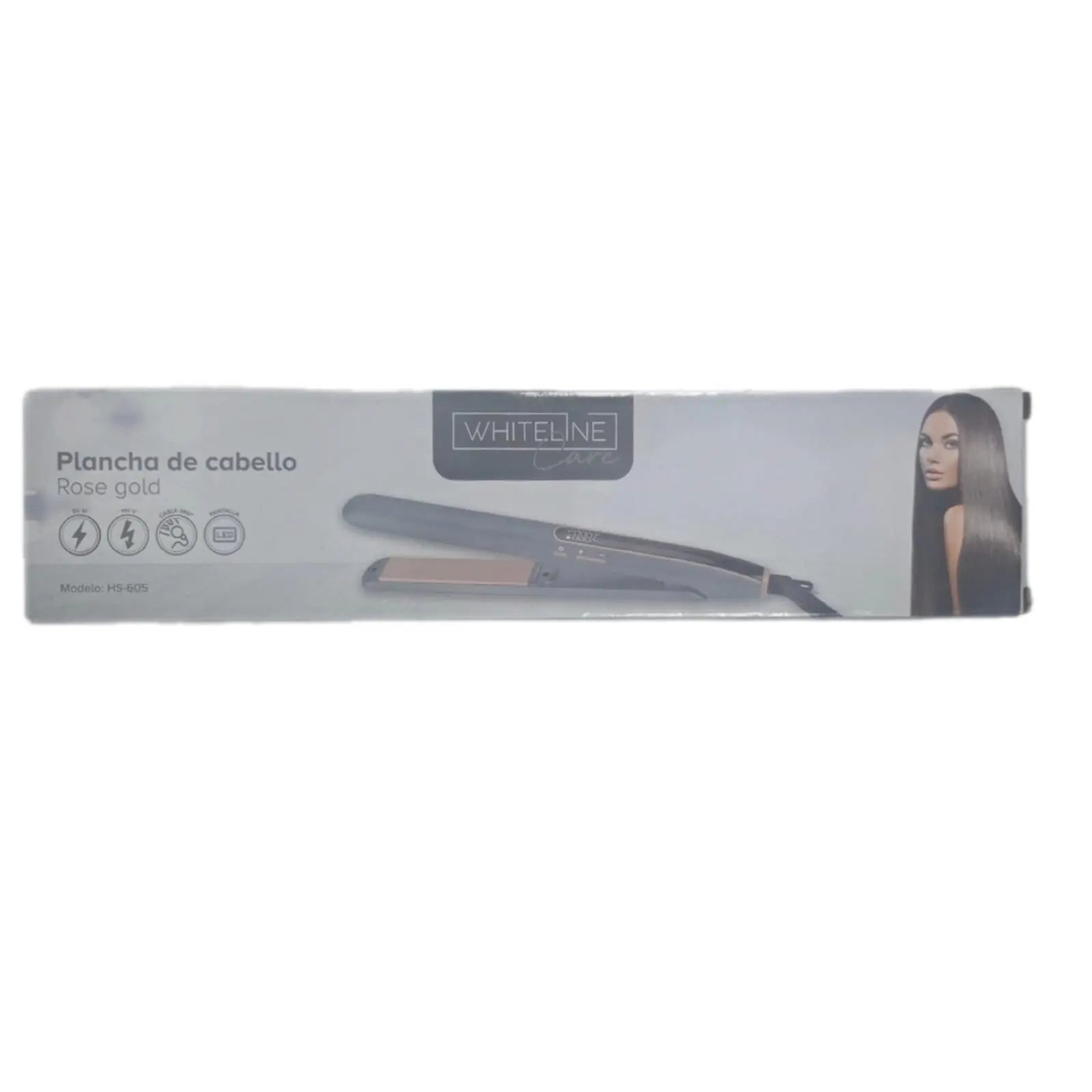 Plancha Alisadora para el Pelo Rose Gold - Whiteline