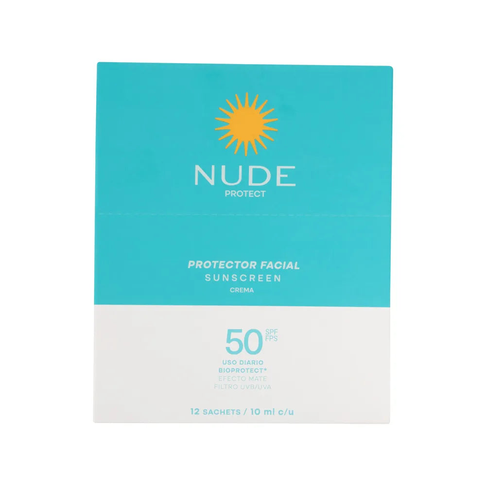 Protector Solar Facial Nude Protect Display SPF 50 en oferta outlet Colombia saldos a huevo