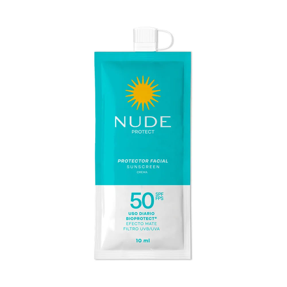 Protector Solar Facial Nude Protect Display SPF 50 en oferta outlet Colombia saldos a huevo