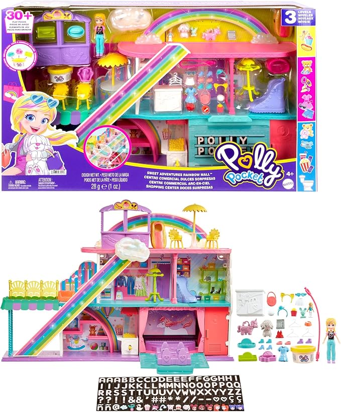 Polly Pocket Centro Comercial Dulces Sorpresas con Muñeca – Mattel en oferta outlet Colombia saldos a huevo