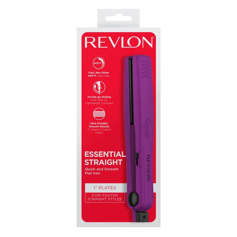 Plancha Alisadora Essentials Straight Púrpura - Revlon en oferta outlet Colombia saldos a huevo