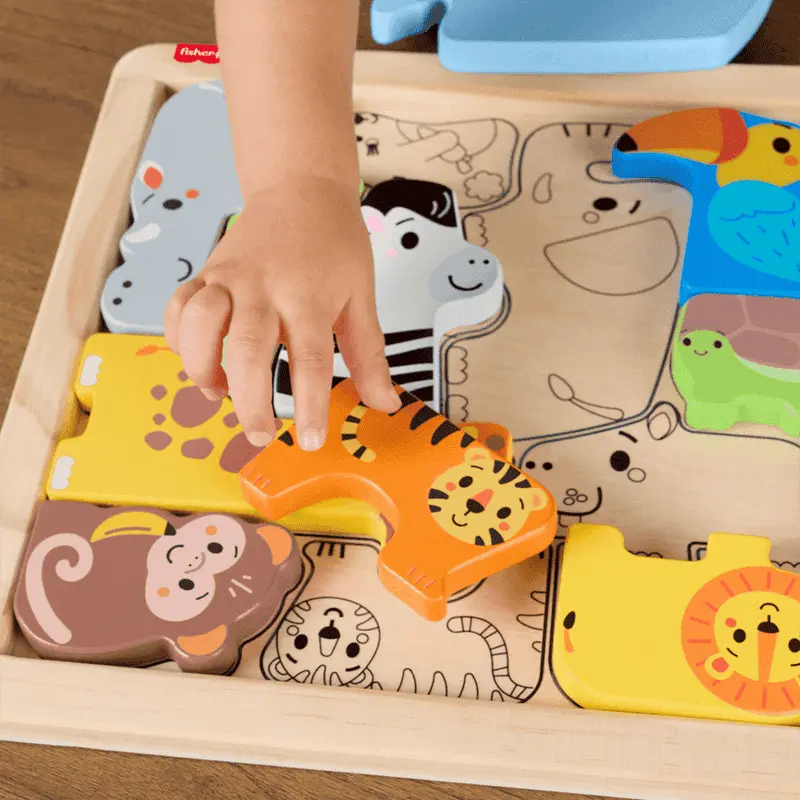 Rompecabezas de Madera Animales - FISHER PRICE en oferta outlet Colombia saldos a huevo
