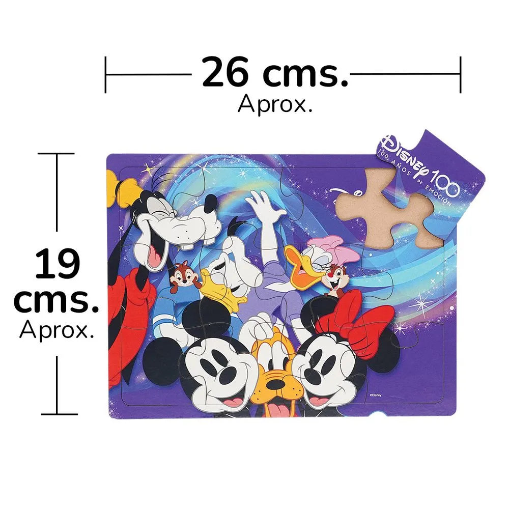 Rompecabezas Mickey & Friends Disney 100 - 12 Piezas en oferta outlet Colombia saldos a huevo