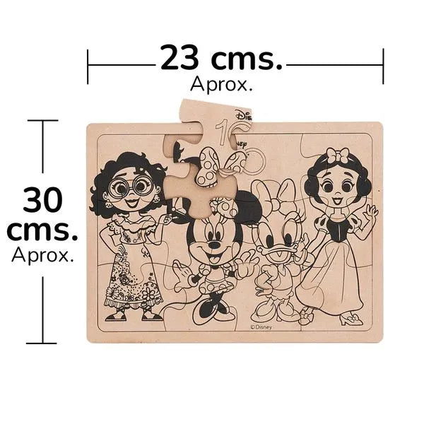 Rompecabezas para Pintar Minnie Mouse y amigas Disney 100 - 12 Piezas - Primavera en oferta outlet Colombia saldos a huevo