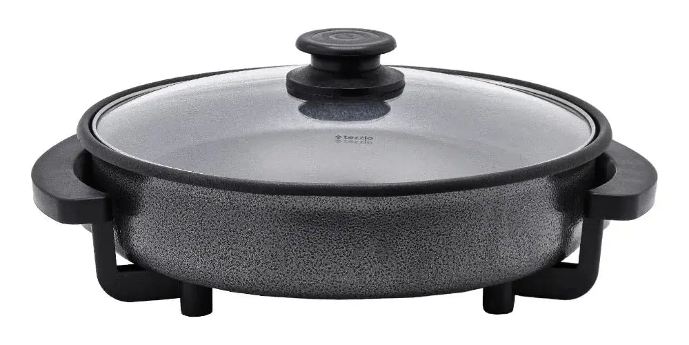 Sartén Eléctrico con tapa de vidrio - Tezzio en oferta outlet Colombia saldos a huevo