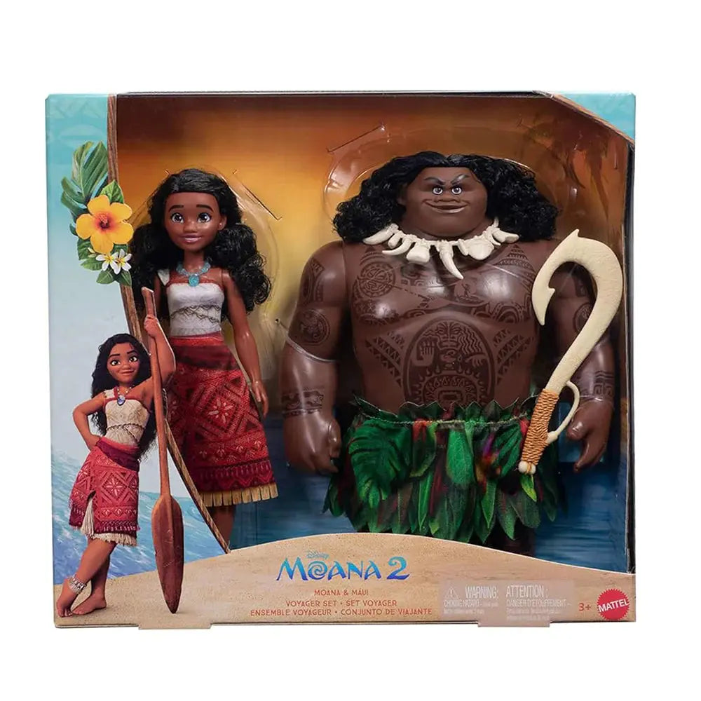 Set de Muñecos Disney Moana 2 Voyager Moana & Maui – Mattel en oferta outlet Colombia saldos a huevo