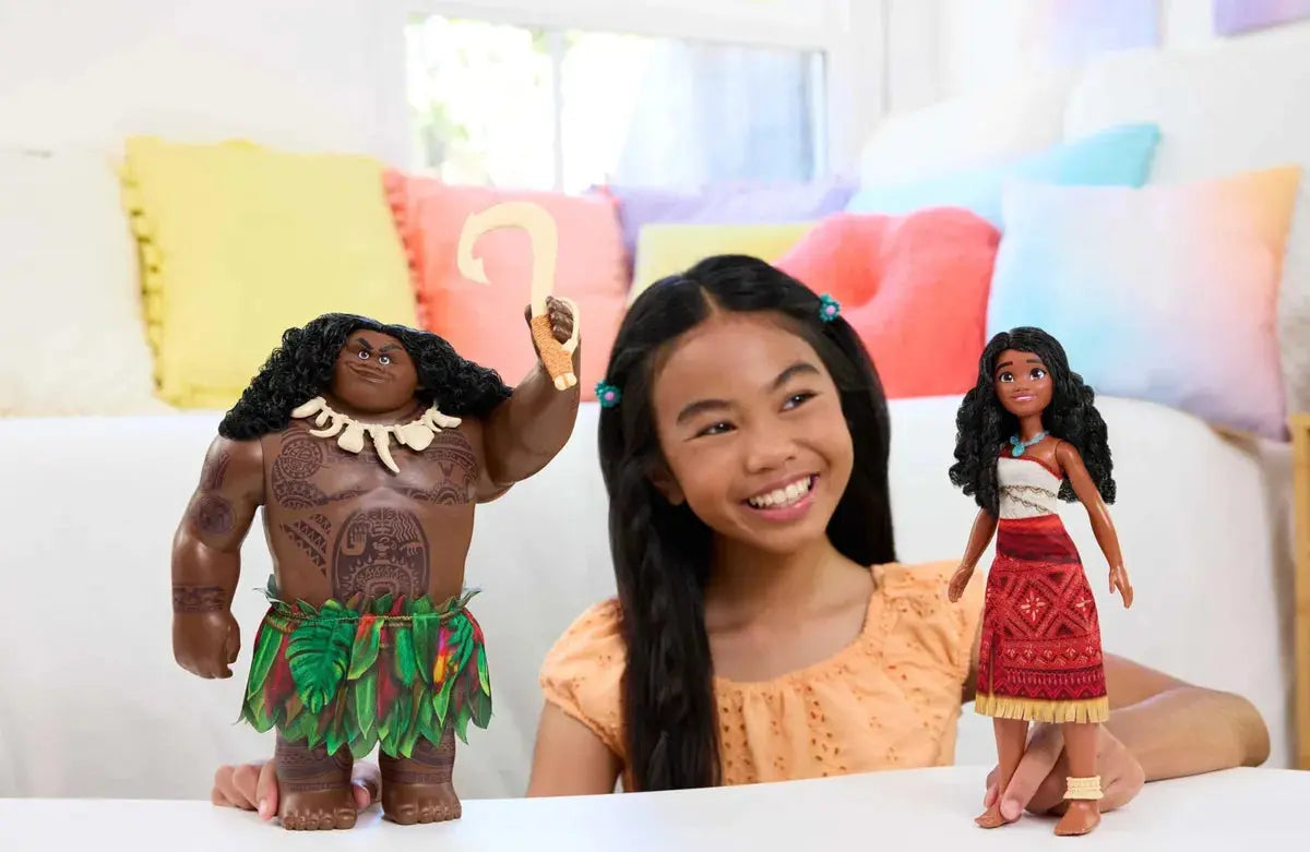 Set de Muñecos Disney Moana 2 Voyager Moana & Maui – Mattel en oferta outlet Colombia saldos a huevo