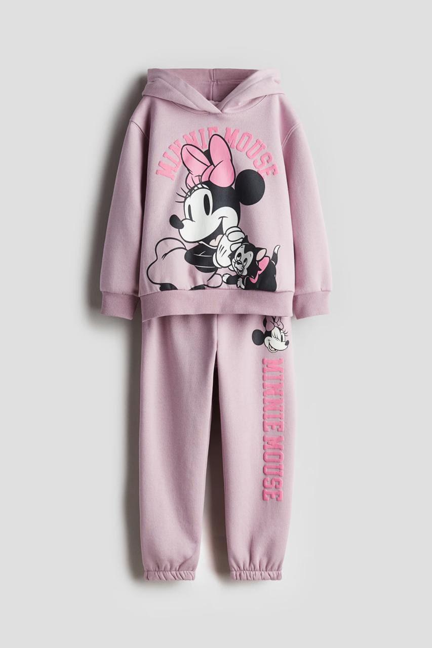 Set de Sudadera Estampado Minnie Mouse Disney 2 Piezas – H&amp;M en oferta outlet Colombia saldos a huevo