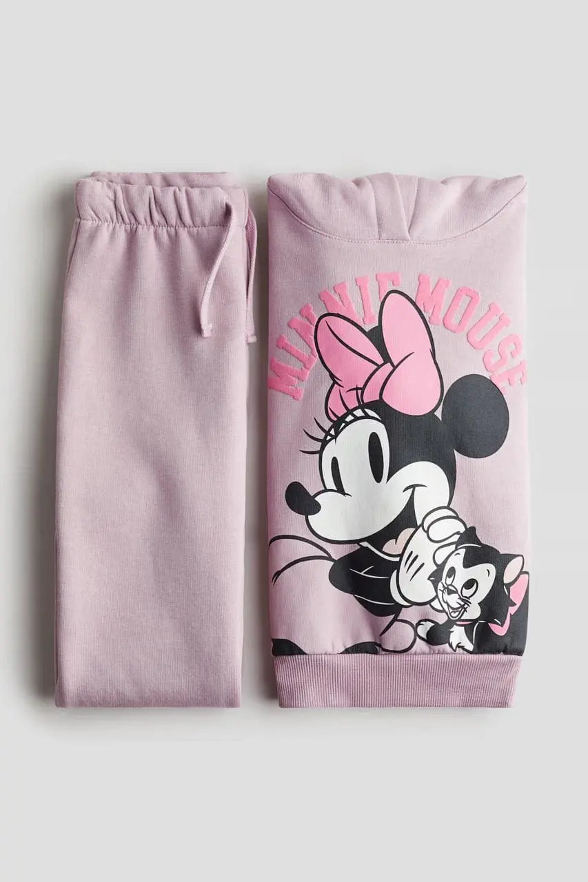 Set de Sudadera Estampado Minnie Mouse Disney 2 Piezas – H&amp;M en oferta outlet Colombia saldos a huevo