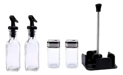 Set para condimentos, aceitera y vinagrera en oferta outlet Colombia saldos a huevo