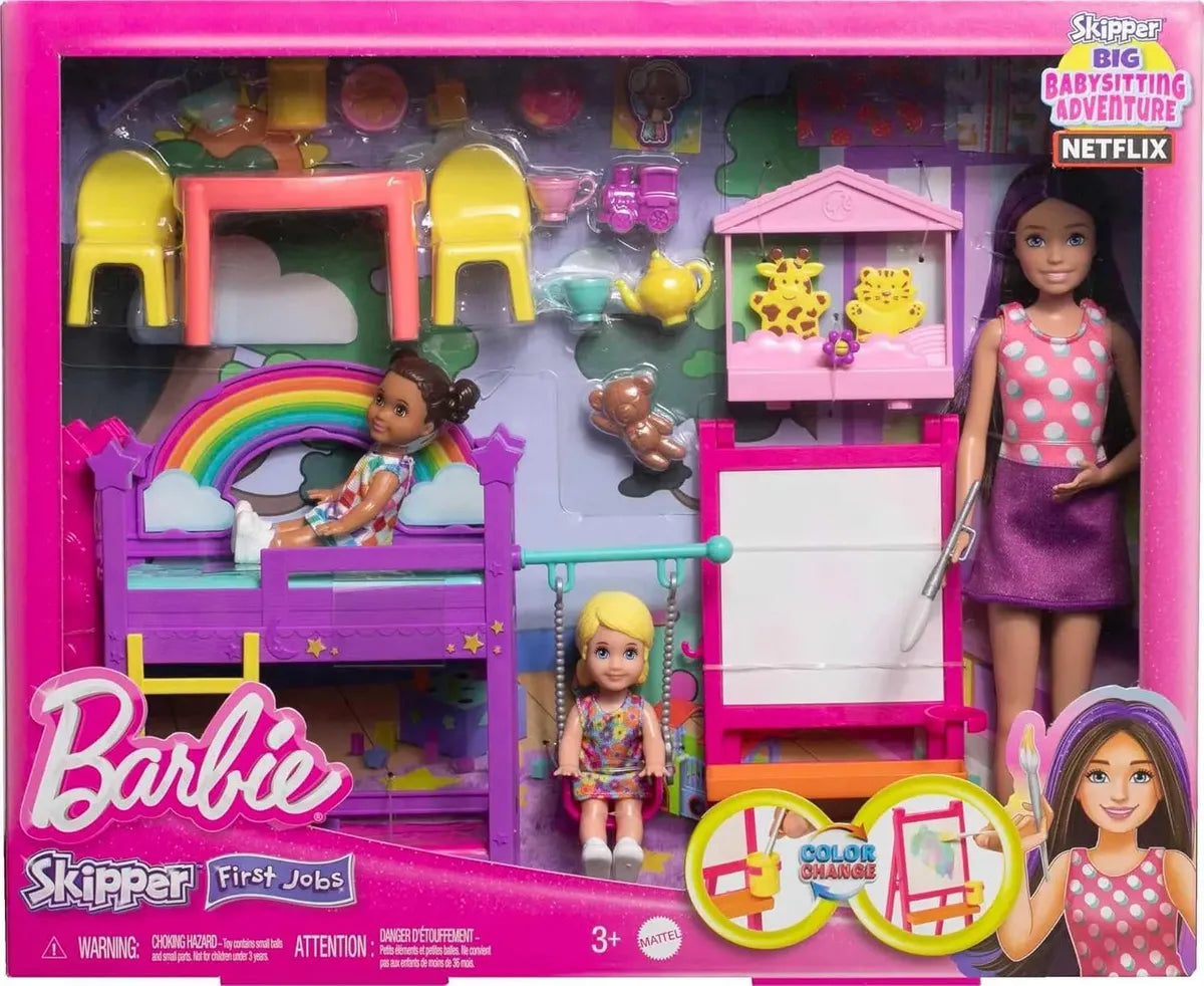Set de Juego Barbie Skipper Guardería First Jobs - Mattel