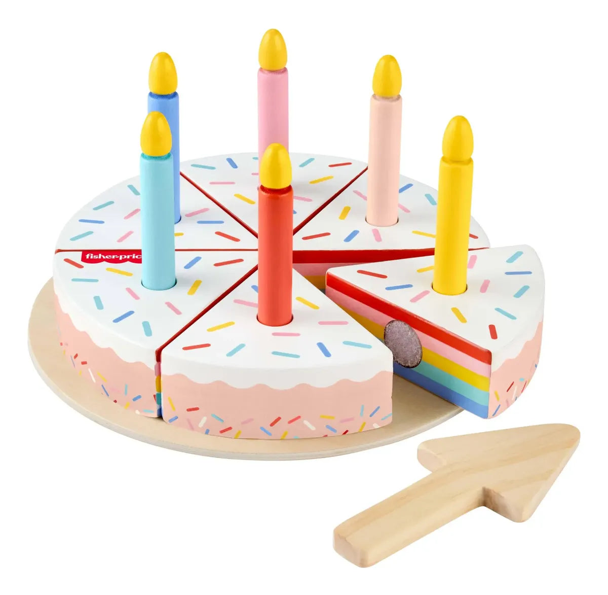 Set de Pastel de Madera 14 Piezas – Fisher Price en oferta outlet Colombia saldos a huevo