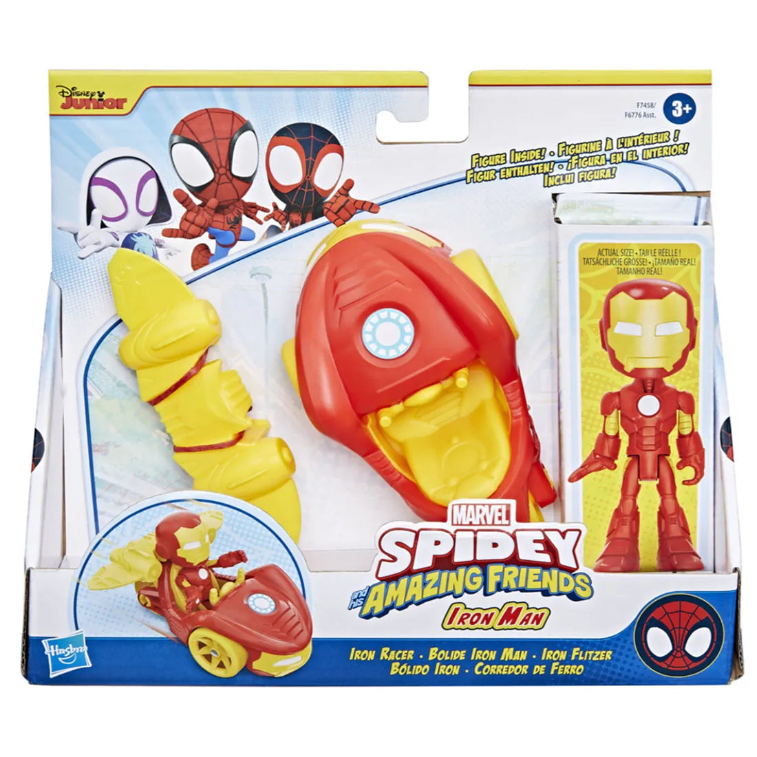 Marvel Spidey y Sus Sorprendentes Amigos Bólido Iron Man – Hasbro
